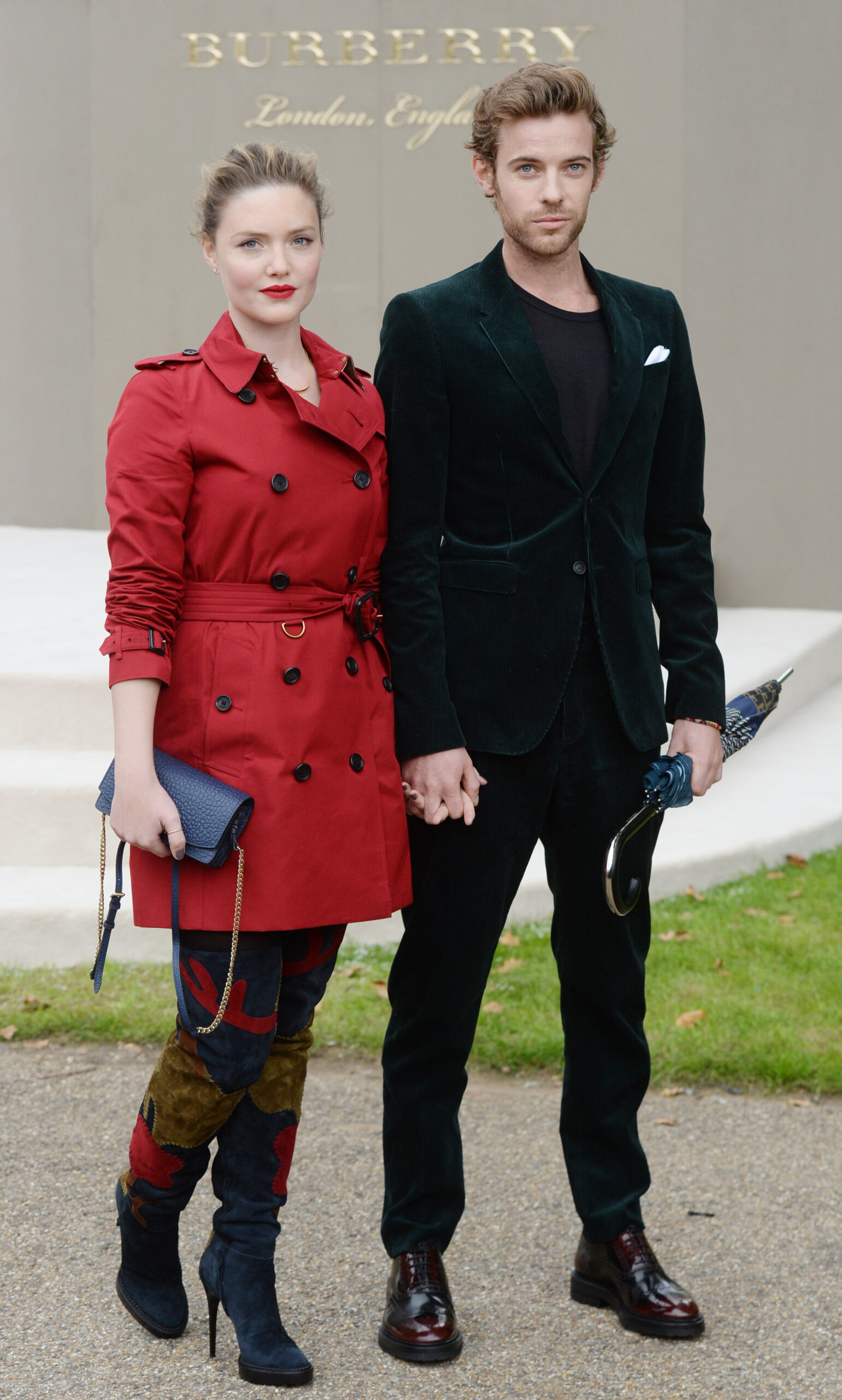 Holliday Grainger and Harry Treadaway on the red carpet