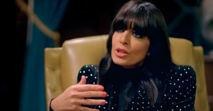 Claudia Winkleman presenting The Traitors in season 2