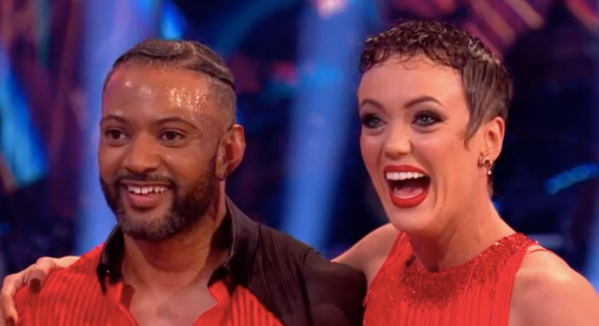 JB and Lauren on Strictly