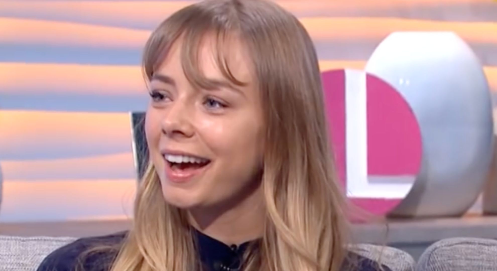 Coronation Street's Sacha Parkinson smiling