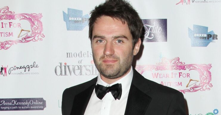 George Gilbey on the red carpet