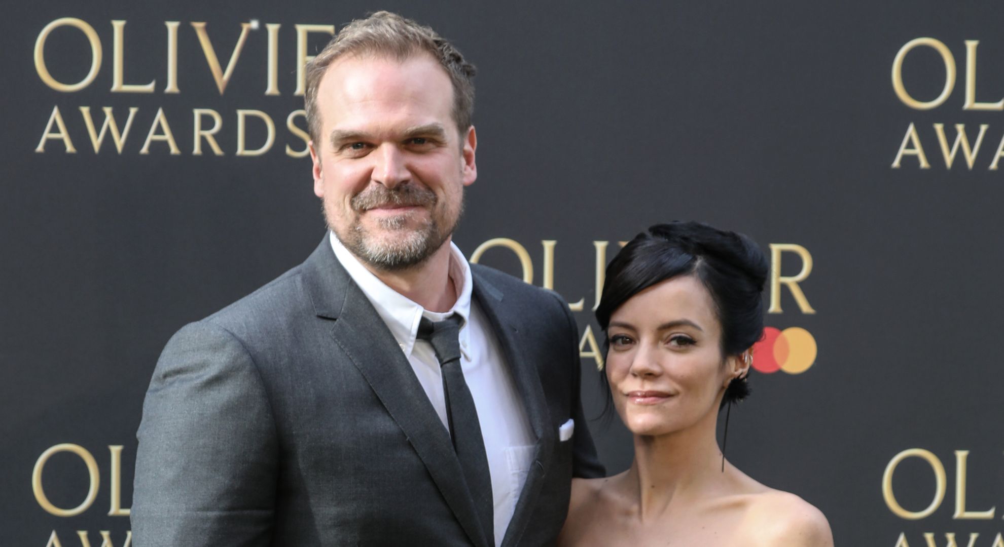 David Harbour and Lily Allen
