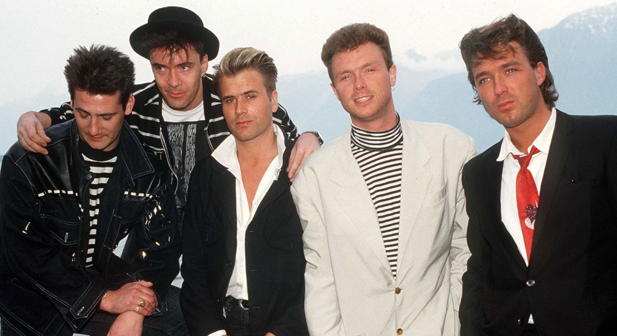 Spandau Ballet posing