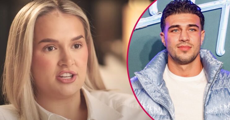 Split image of Molly-Mae Hague and Tommy Fury