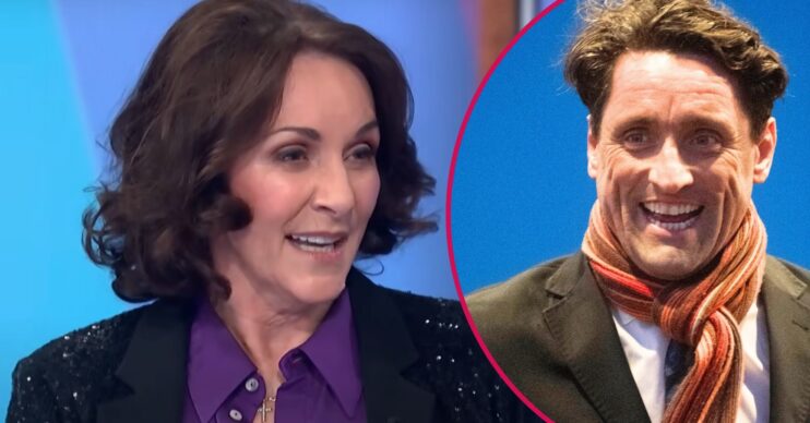 Split image of Shirley Ballas left and her ex-boyfriend Danny Taylor (right)