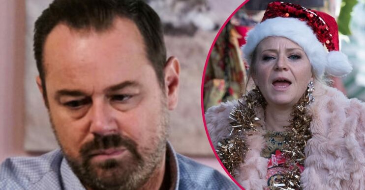 Mick and Linda Carter circle split shot (Credit: BBC/Comp ED!)