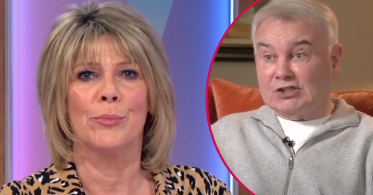 ED! composite of Ruth Langsford on Loose Women and Eamonn Holmes on GB News