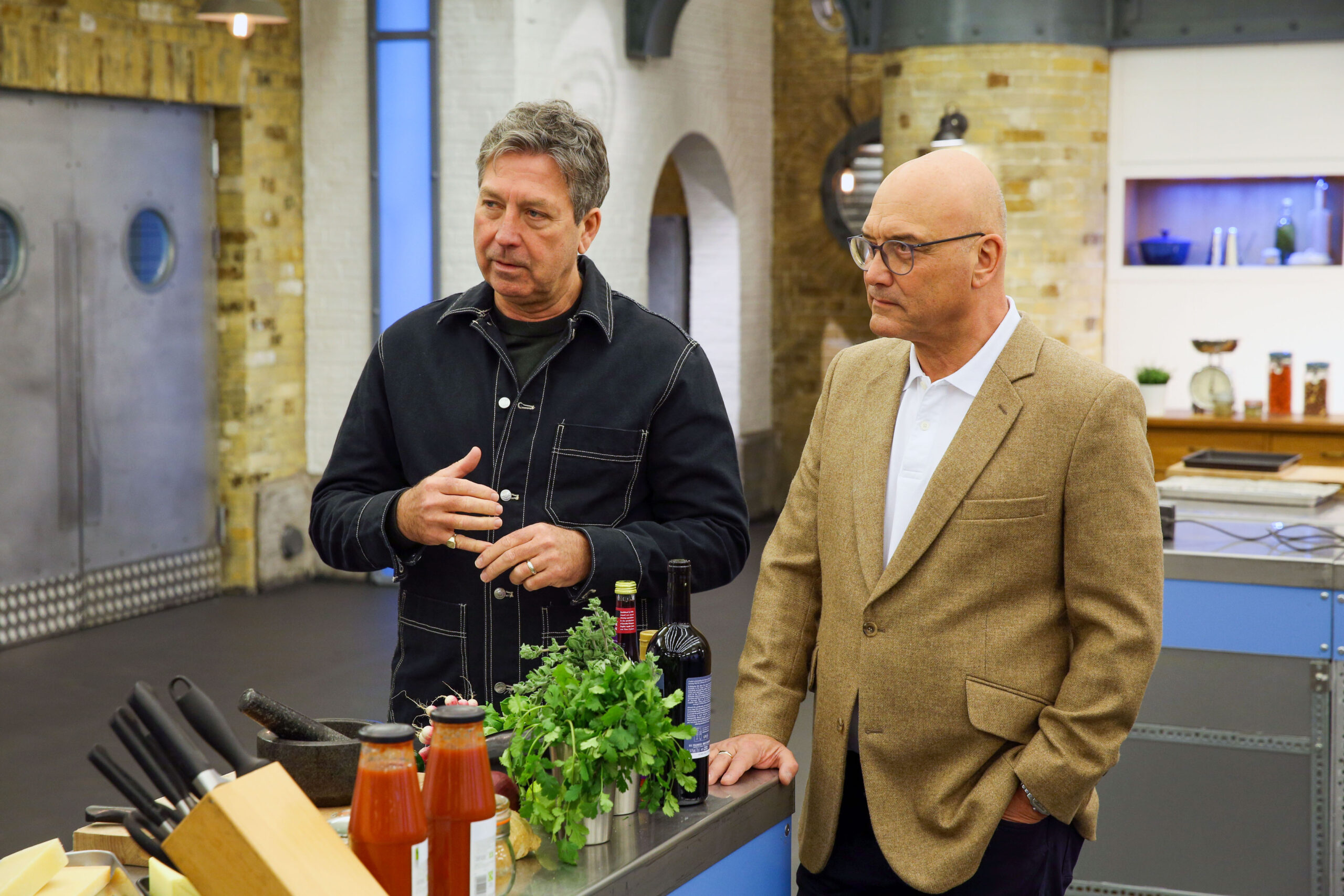 John Torode and Gregg Wallace on MasterChef
