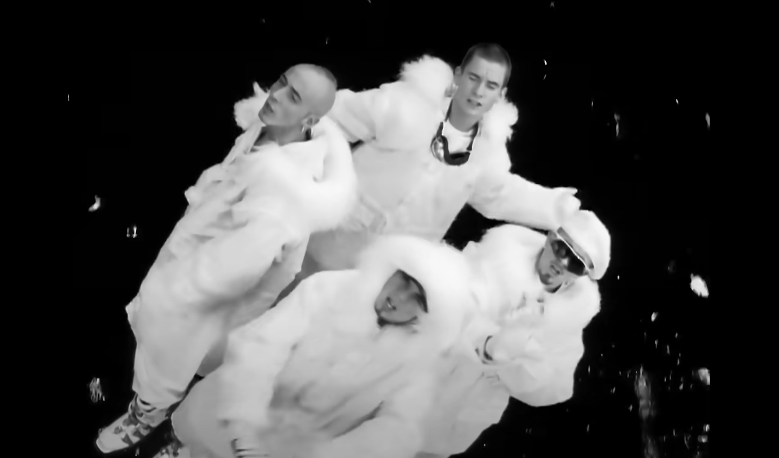 Still from East 17's music video for Stay Another Day