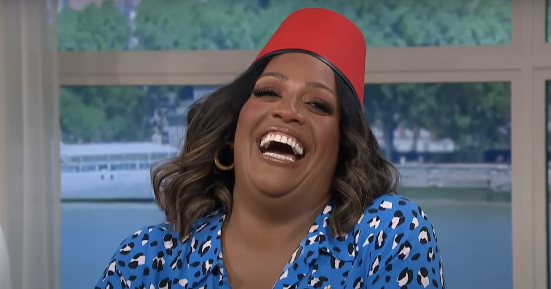 Alison Hammond laughing on This Morning