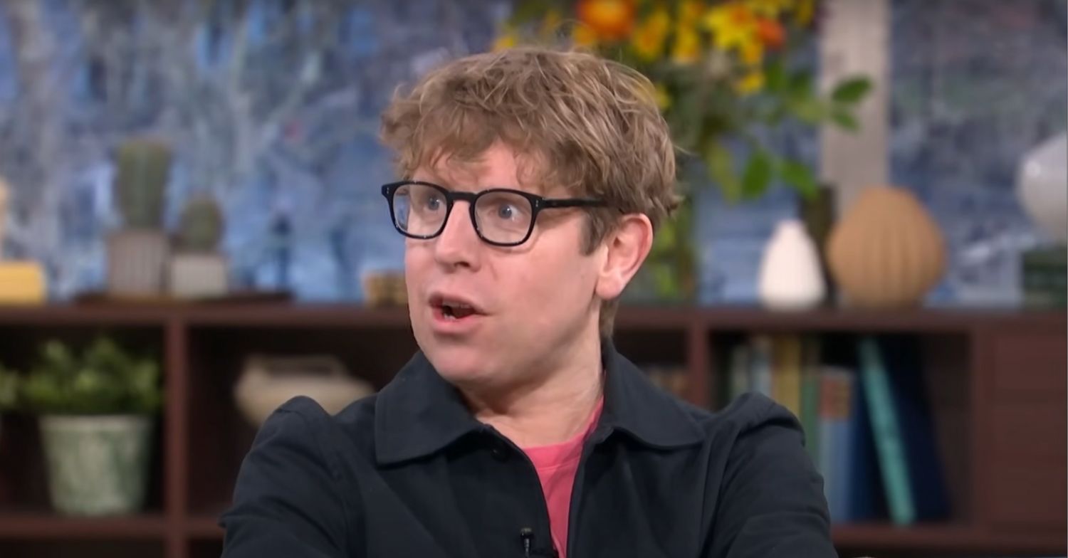 Josh Widdicombe speaking on This Morning 