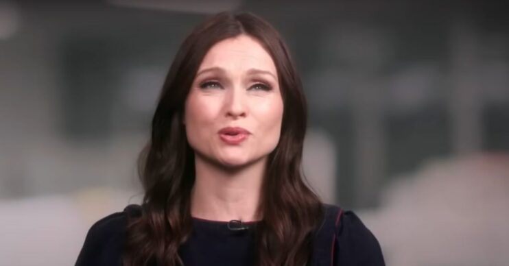 Sophie Ellis-Bextor pulling a face