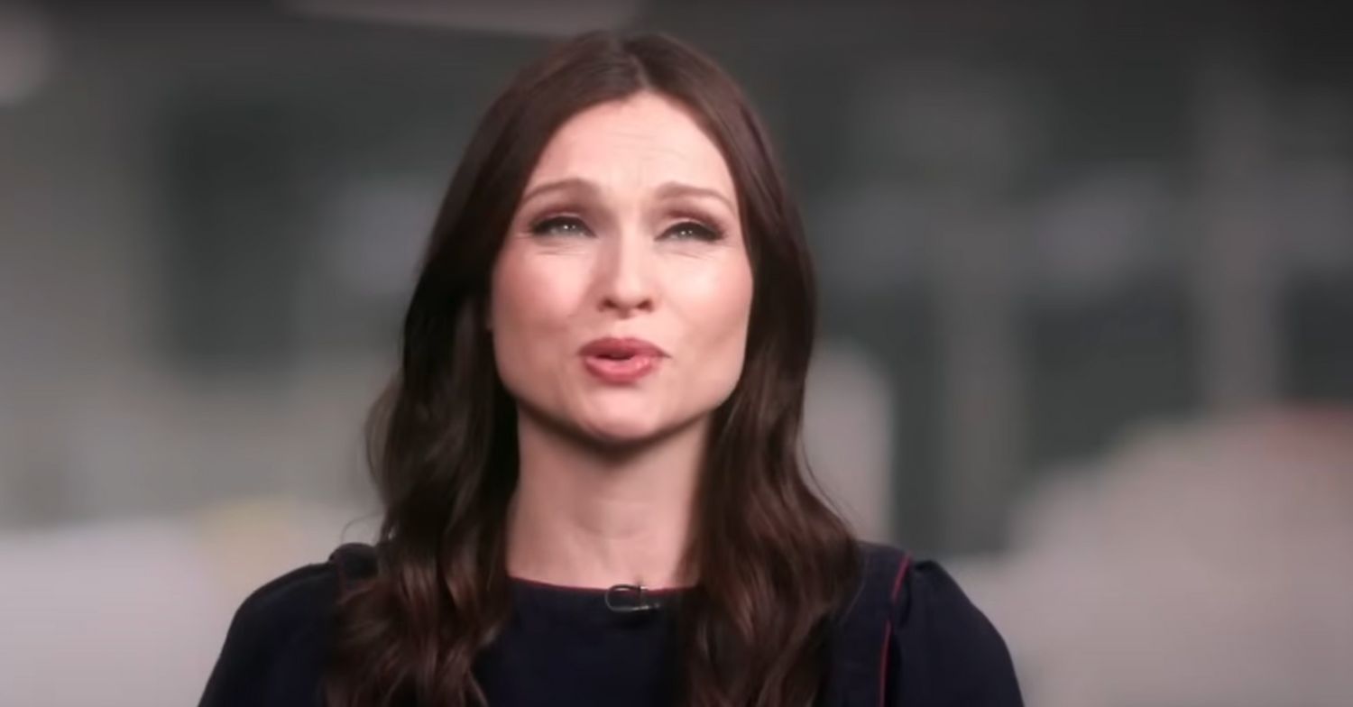 Sophie Ellis-Bextor pulling a face