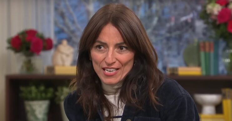 Davina McCall speaking on This Morning