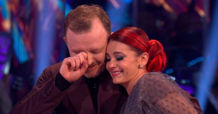 Chris and Dianne crying on Strictly