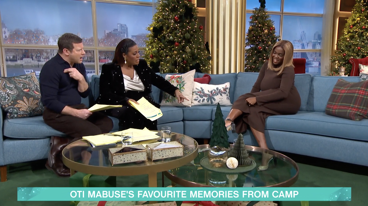 Dermot O'Leary and Alison Hammond looking shocked on This Morning