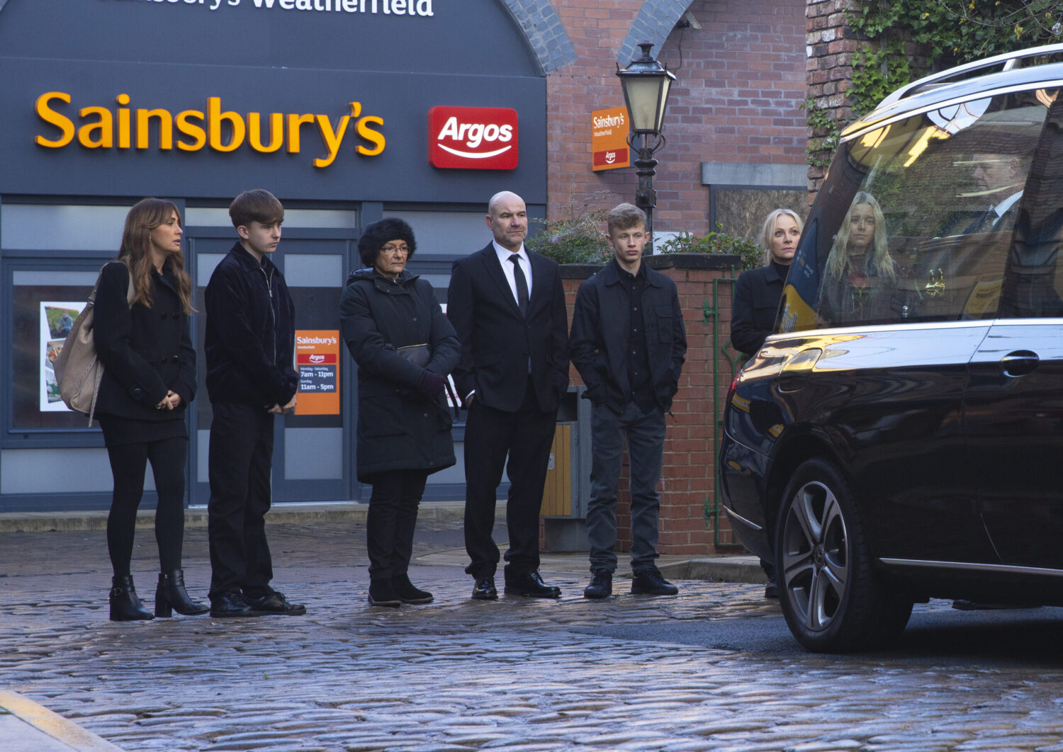Mason's funeral on Corrie