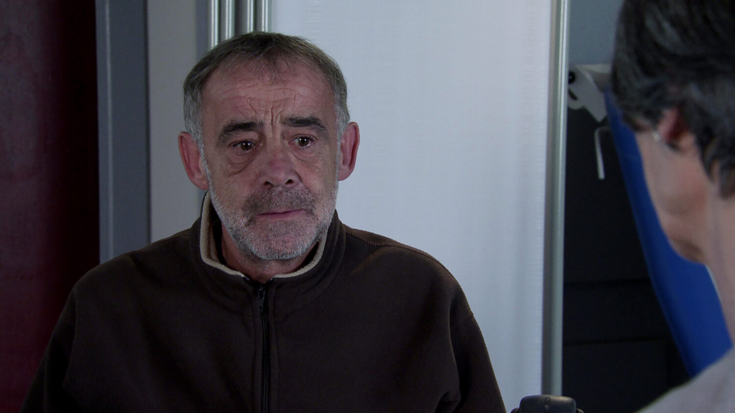 Kevin is upset on Coronation Street