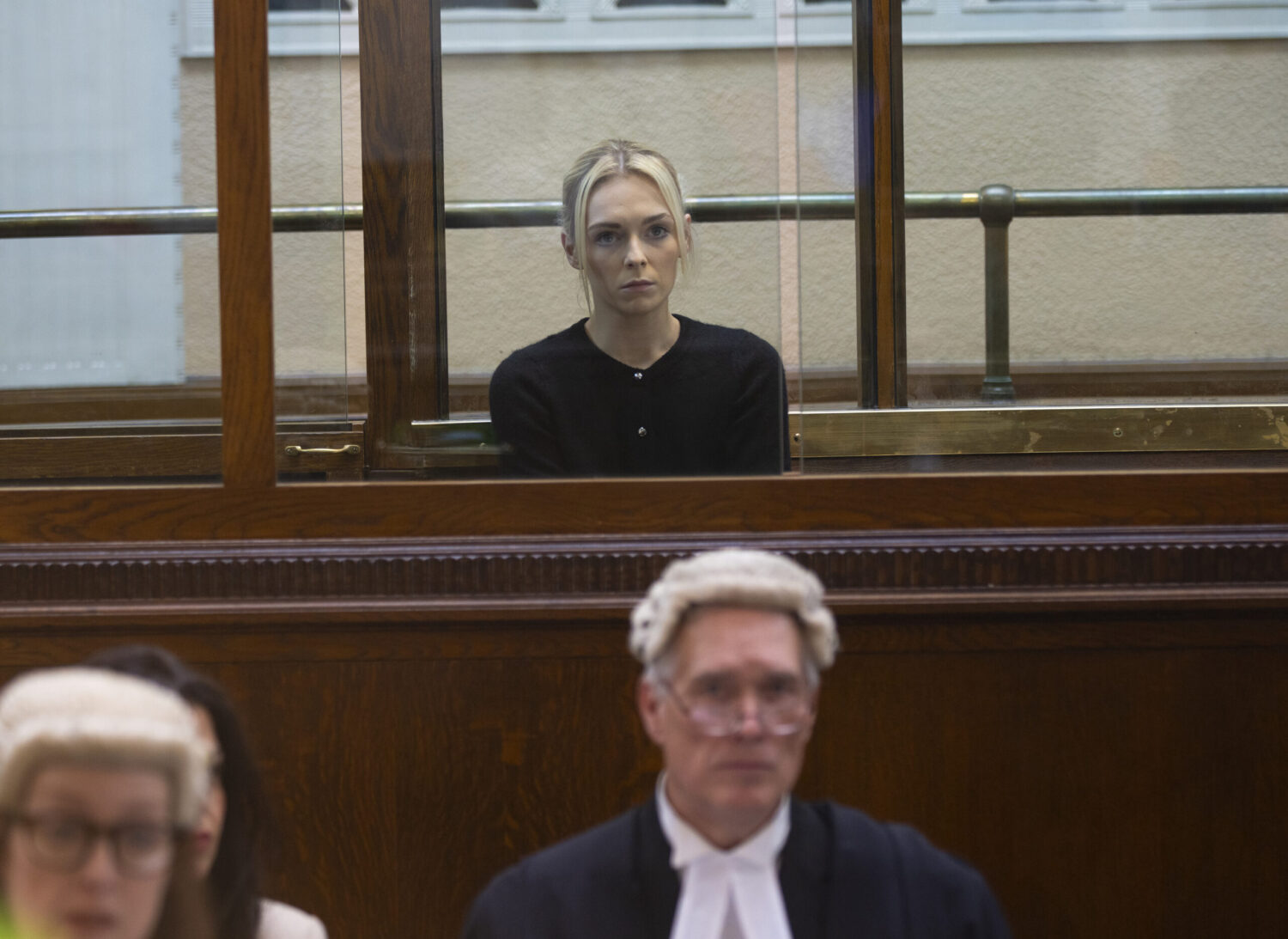 Lauren in the witness stand on Corrie
