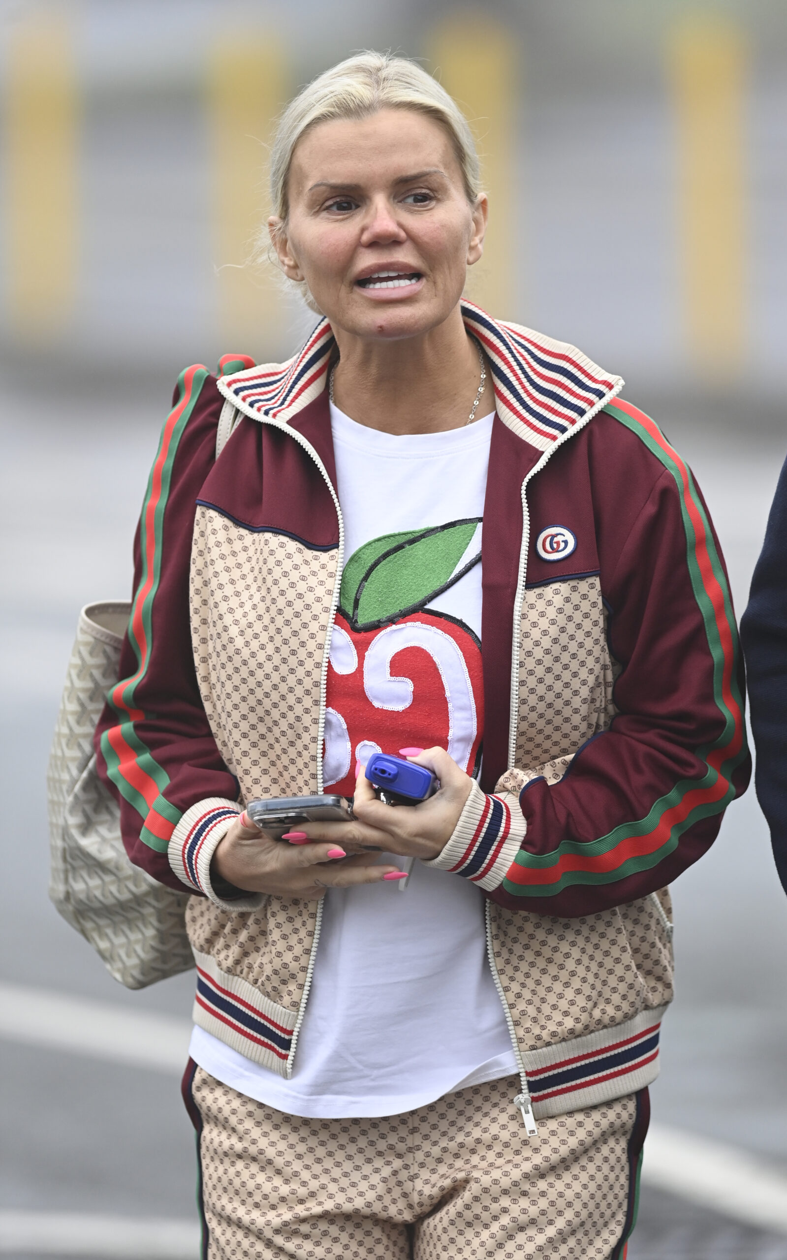 Kerry Katona without her make-up on in the street