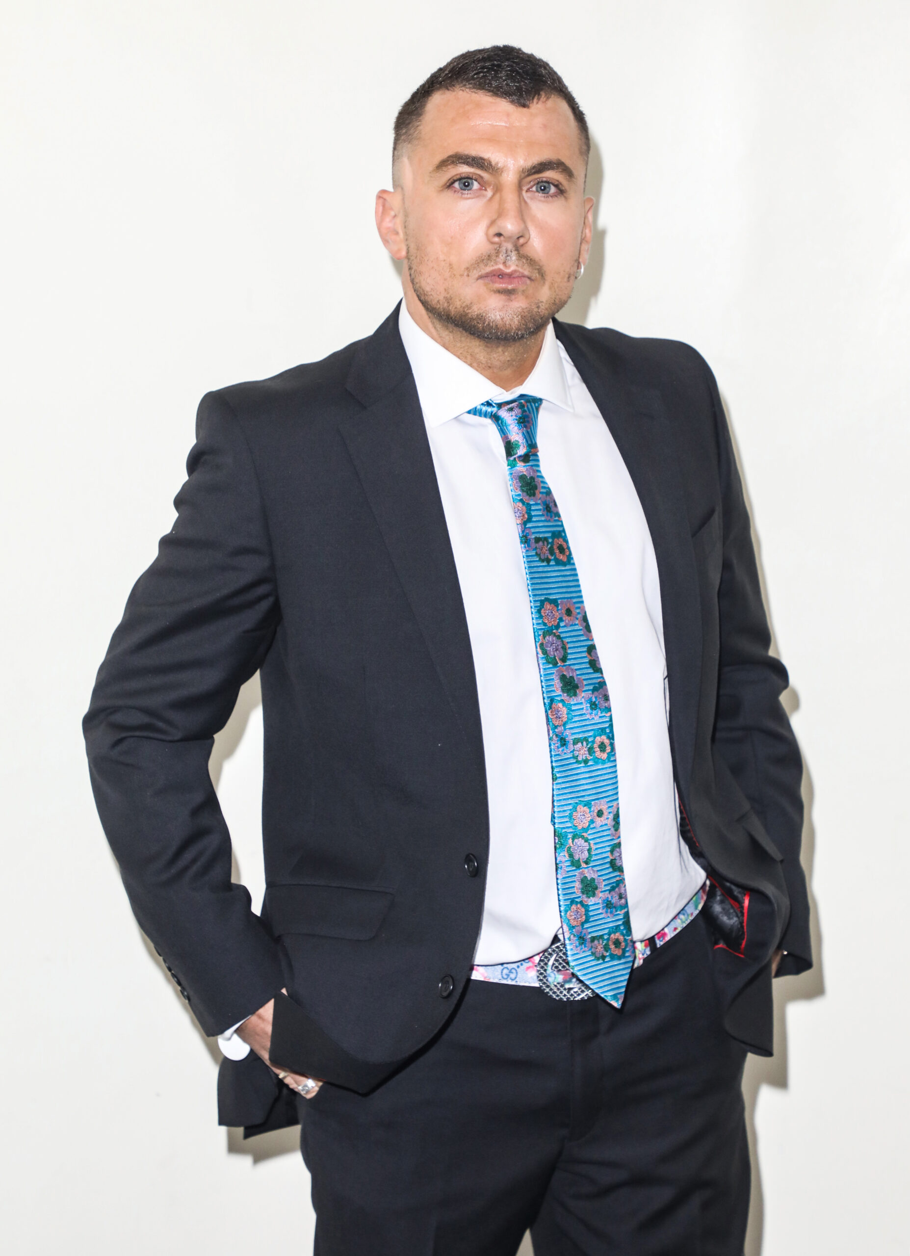 Paul Danan poses for the camera