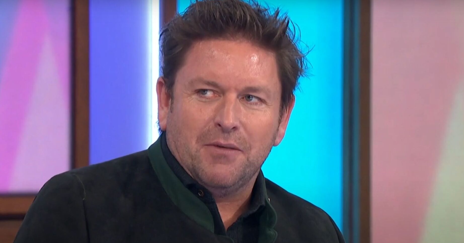 James Martin looking at This Morning presenters