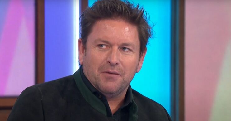 James Martin looking at This Morning presenters