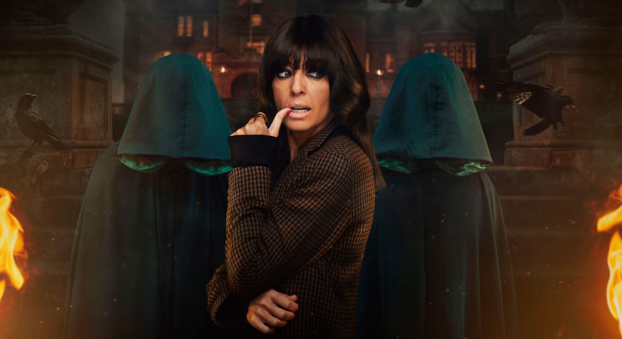 Claudia Winkleman The Traitors press photo