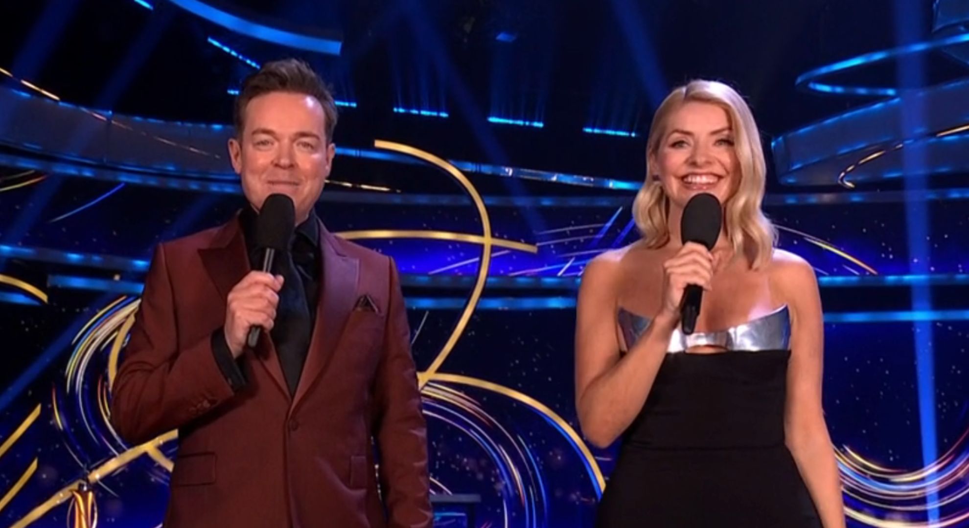 Holly Willoughby and Stephen Mulhern on Dancing On Ice