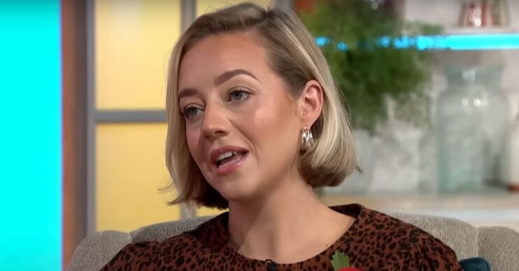 Kelsey Parker speaking on Lorraine