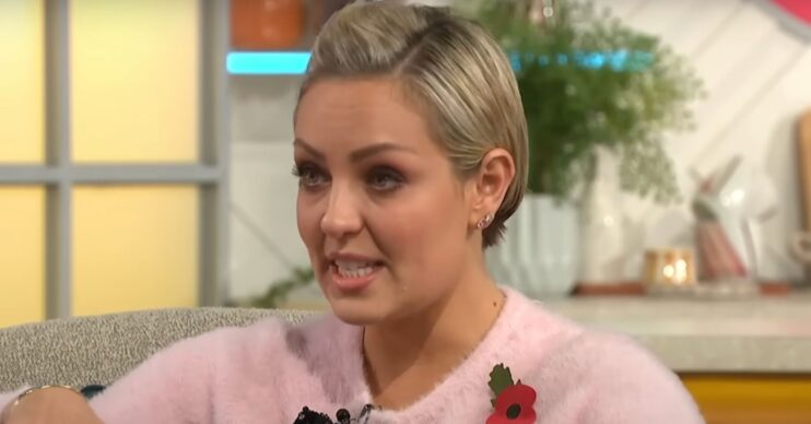 Amy Dowden speaking on Lorraine
