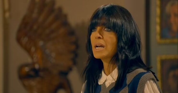 Claudia Winkleman on The Traitors