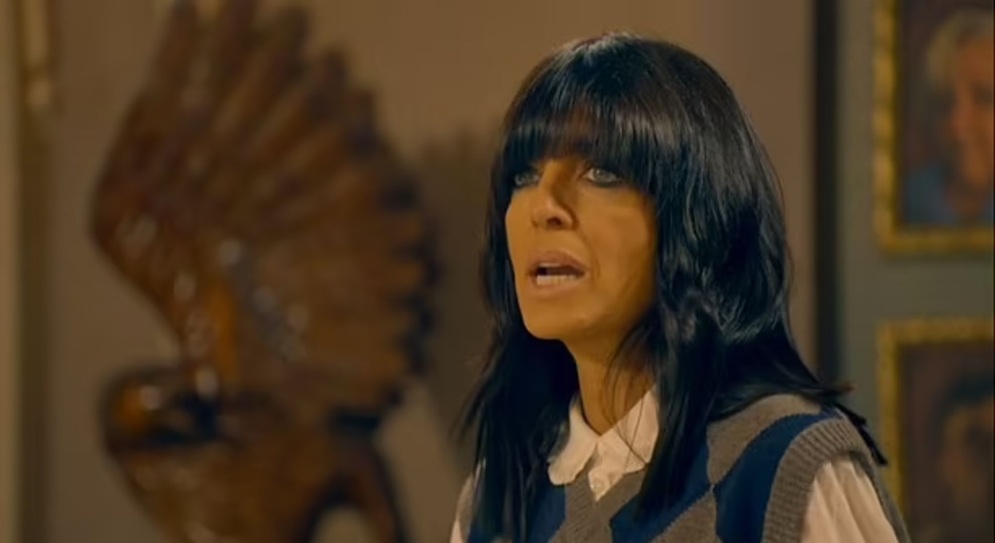 Claudia Winkleman on The Traitors