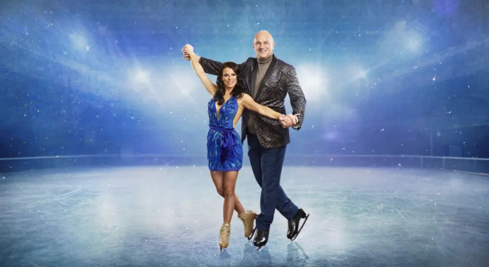 Sir Steve Redgrave and Vicky Ogden Dancing On Ice promo photo