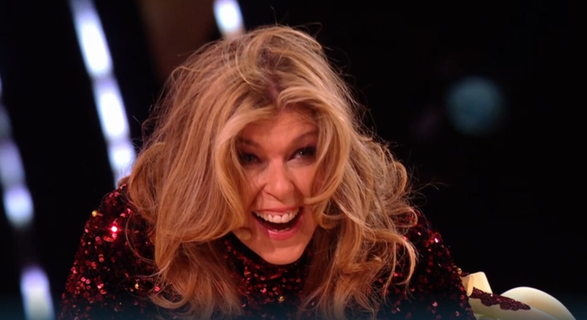 Kate Garraway as Spag Bol on The Masked Singer