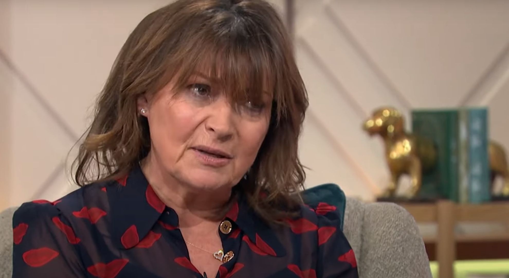Screenshot of Lorraine Kelly from Lorraine on ITV