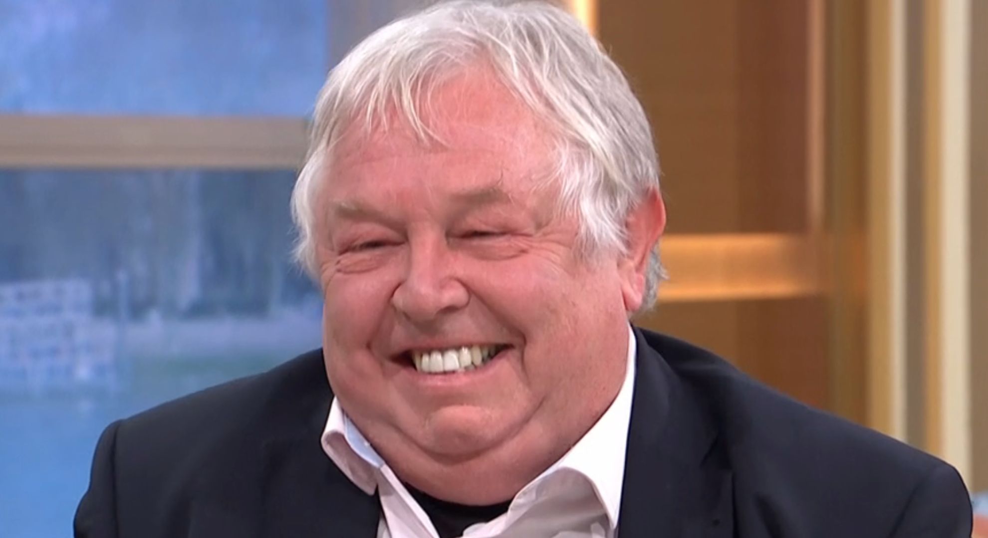 Nick Ferrari smiling on This Morning