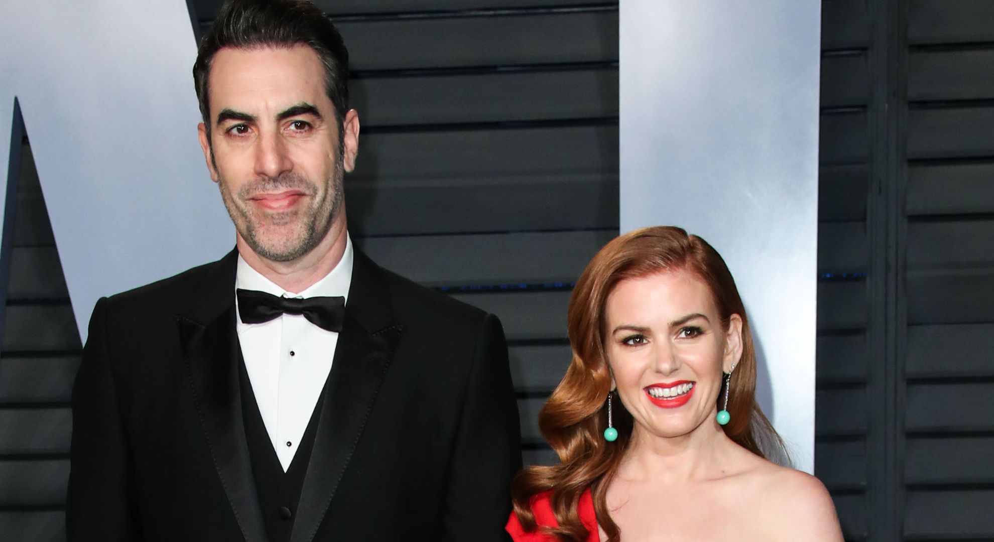 Sacha Baron Cohen and Isla Fisher