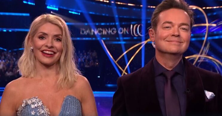Holly Willoughby and Stephen Mulhern hosting Dancing On Ice