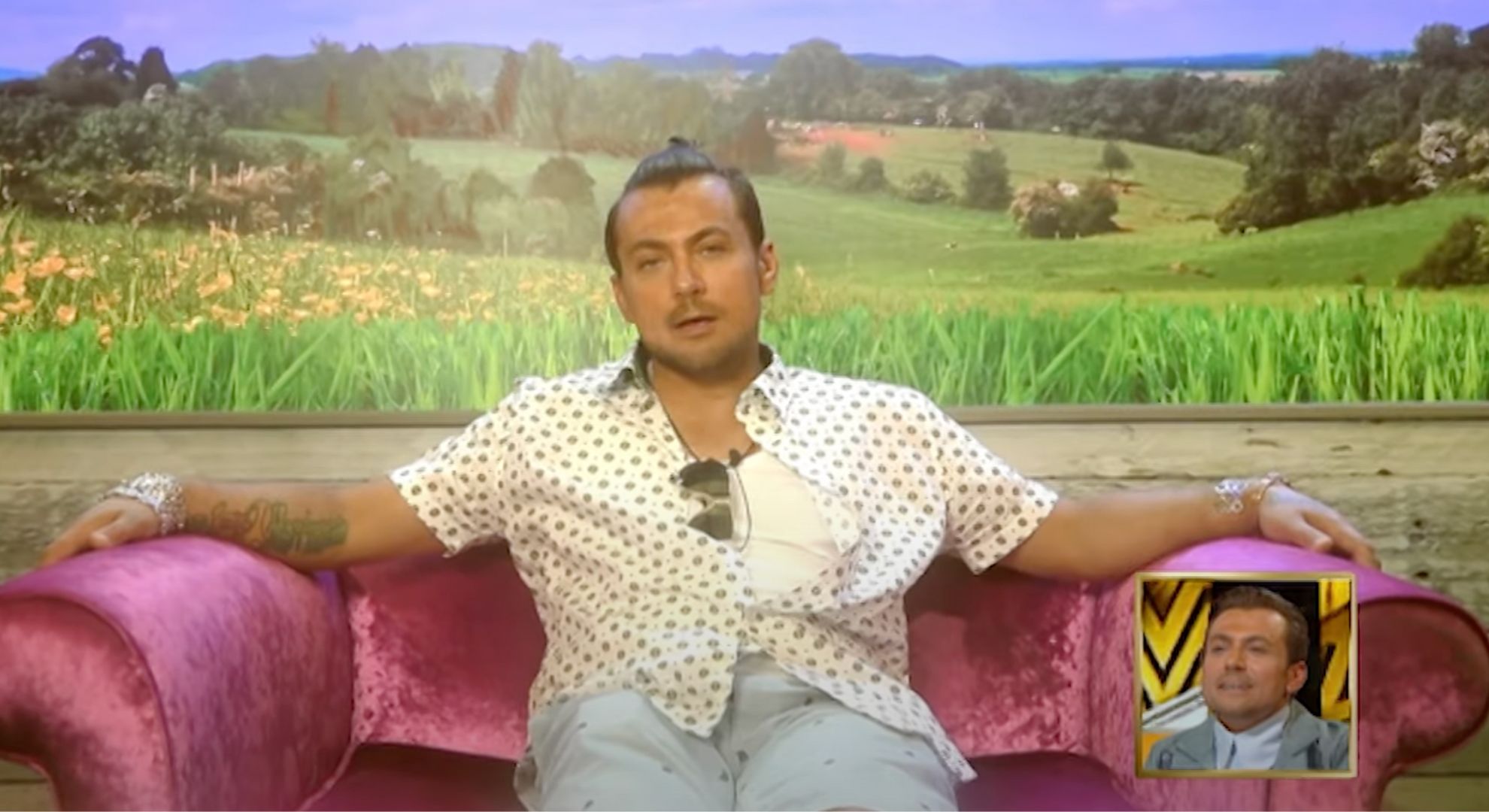 Paul Danan in the Celebrity Big Brother diary room