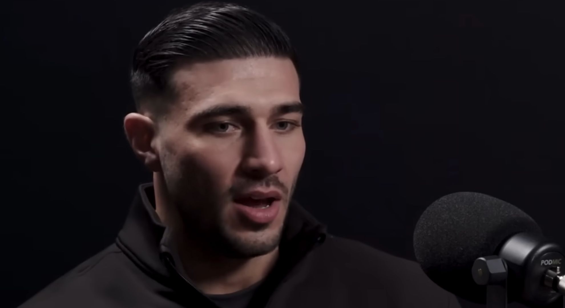 Tommy Fury talking in an interview with Men's Health