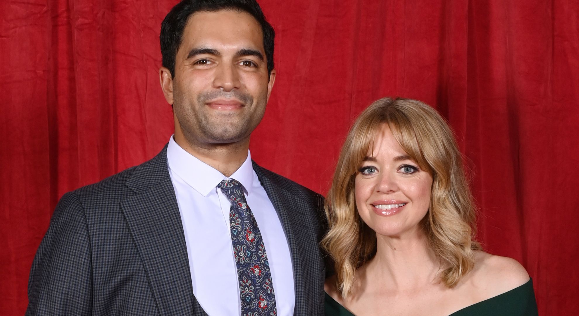 Coronation Street stars Charlie de Melo and Georgia Taylor on red carpet