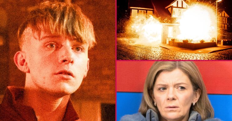 Coronation Street's Max, Platt house on fire, Leanne