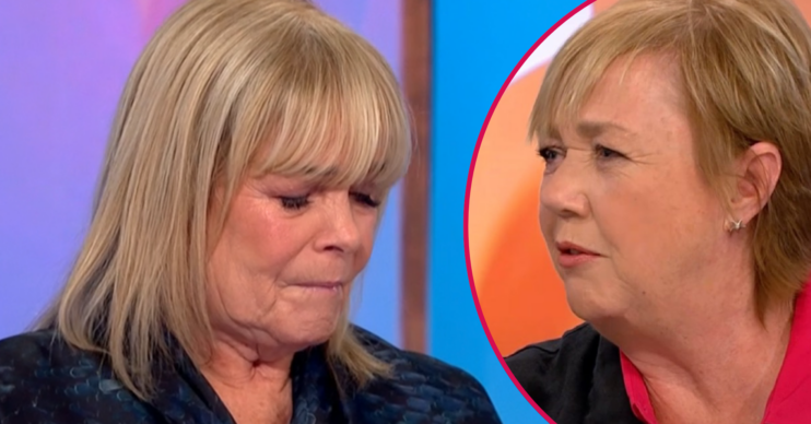 Linda Robson crying on Loose Women and Pauline Quirke inset
