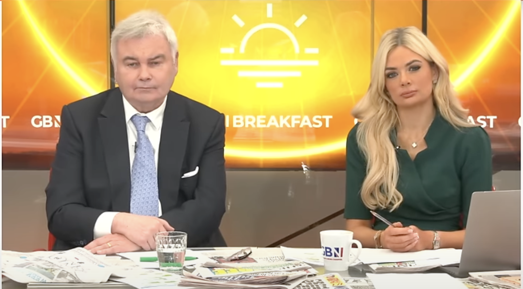Eamonn Holmes and Ellie Costello on GB news