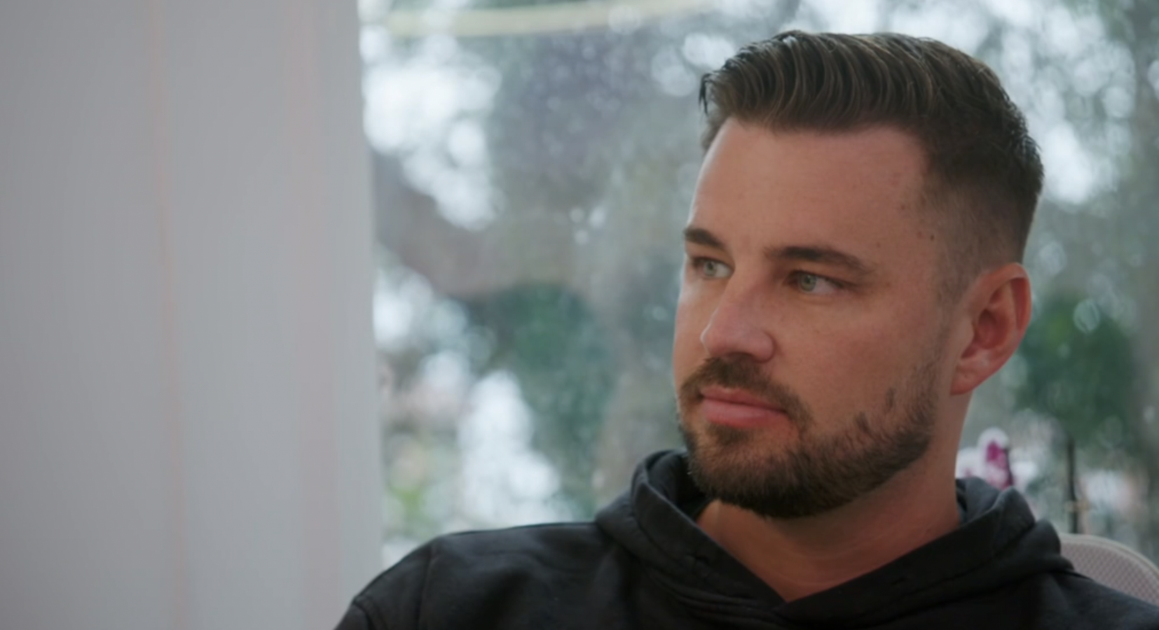 Carl Woods looks sad on Channel 4 documentary