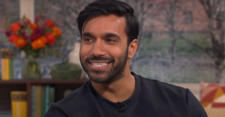 Rishi Nair smiling on This Morning