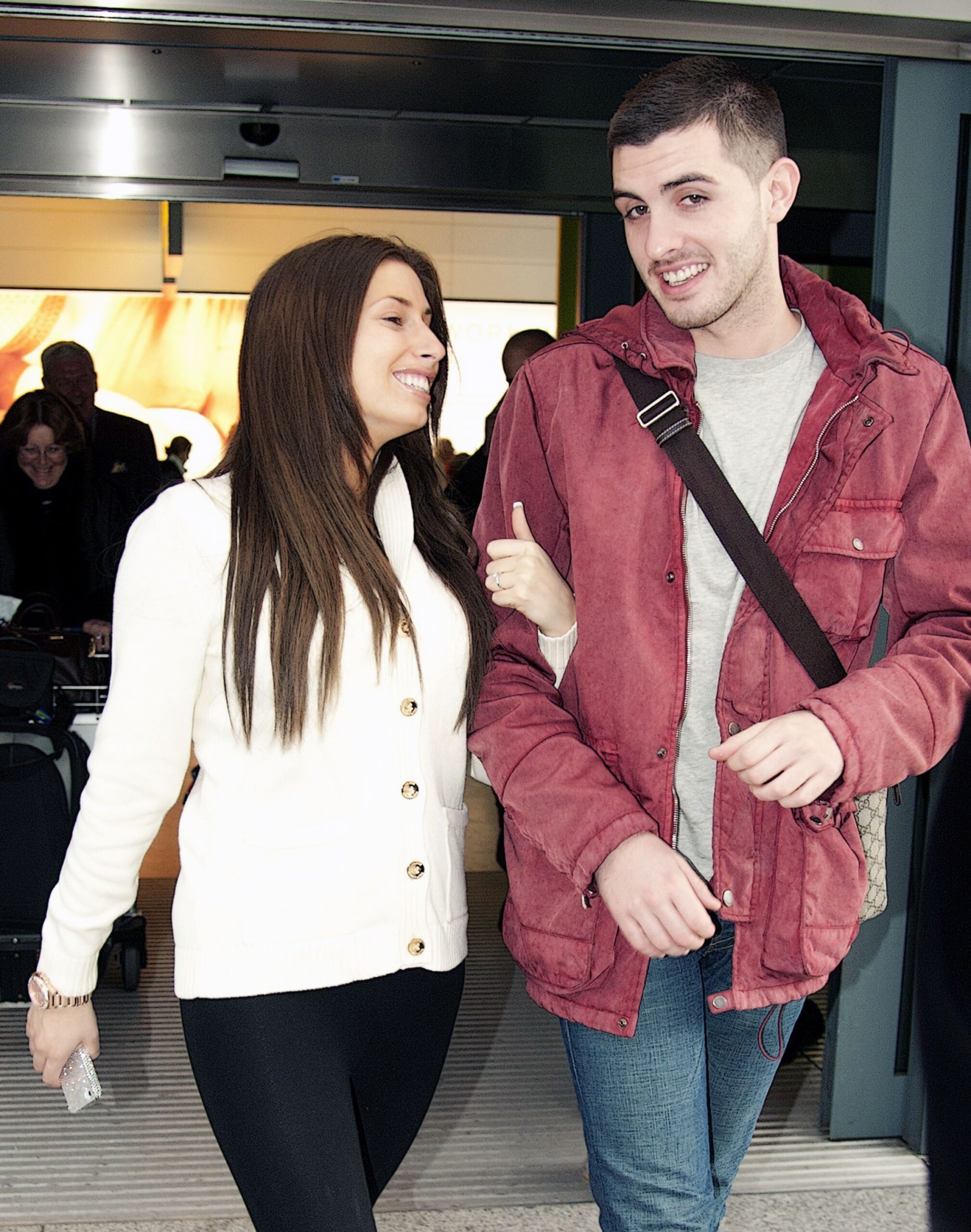 Stacey Solomon and Aaron