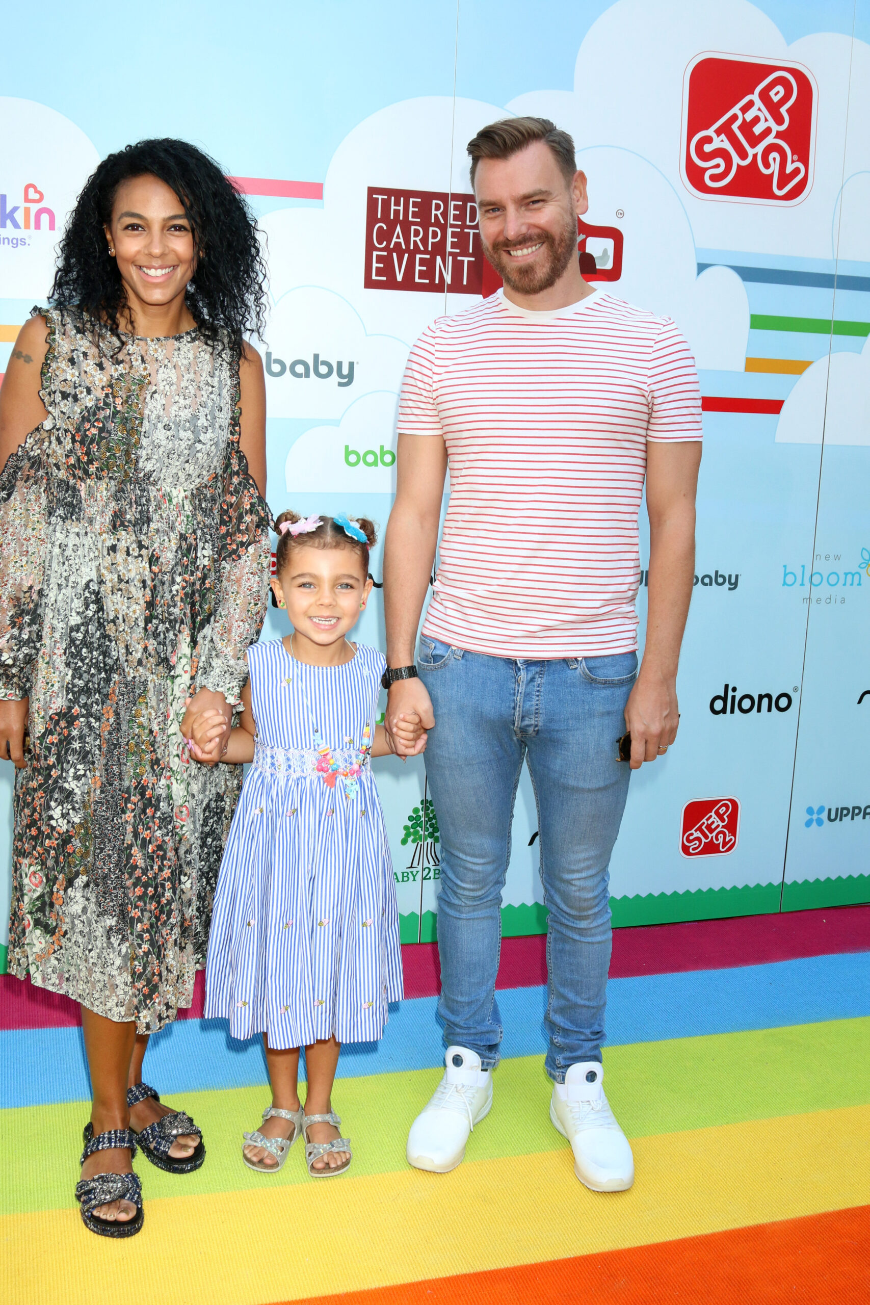 Marsha Thomason from The Bay and her husband and daughter