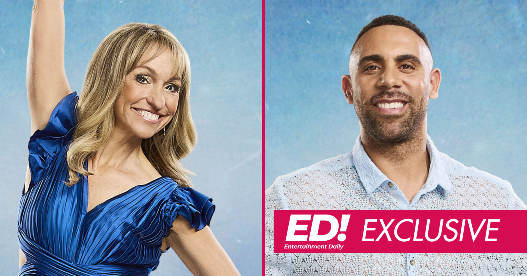 Michaela Strachan and Anton Ferdinand Dancing On Ice generic